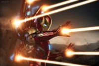 Iron Man in Action: Epic Boss Fight from Avengers Endgame