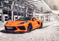 2021 Geiger Chevrolet Corvette : Réglage personnalisé en orange frappant