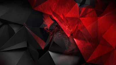 Acer Aspire Predator: Symmetrical Red Triangles in Dark Graphics