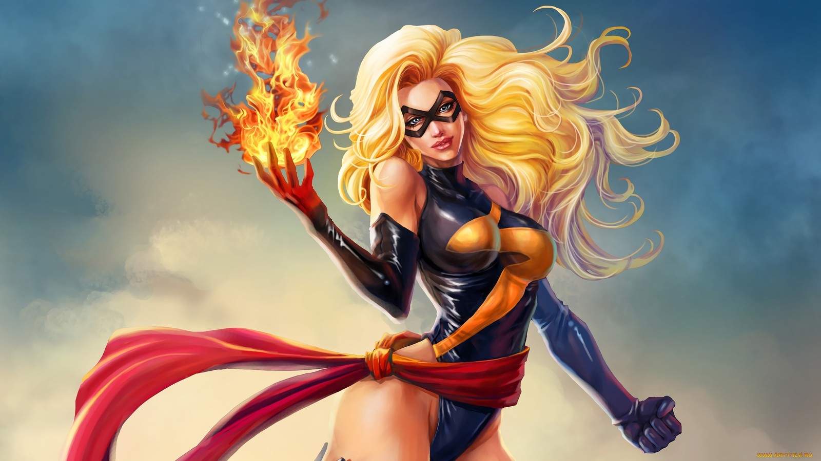 miss marvel, marvel comics, comics wallpaper