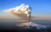 mount etna, volcano, stratovolcano, shield volcano, volcanic landform wallpaper