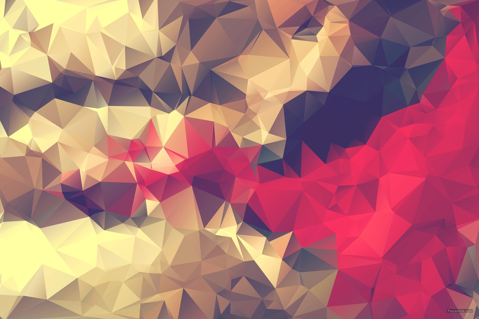 A close up of a red and white abstract background (triangle, pattern, design, symmetry, handheld devices)