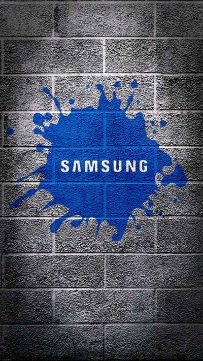 bleu, samsung, mur