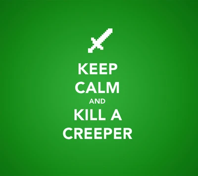 keep calm, minecraft