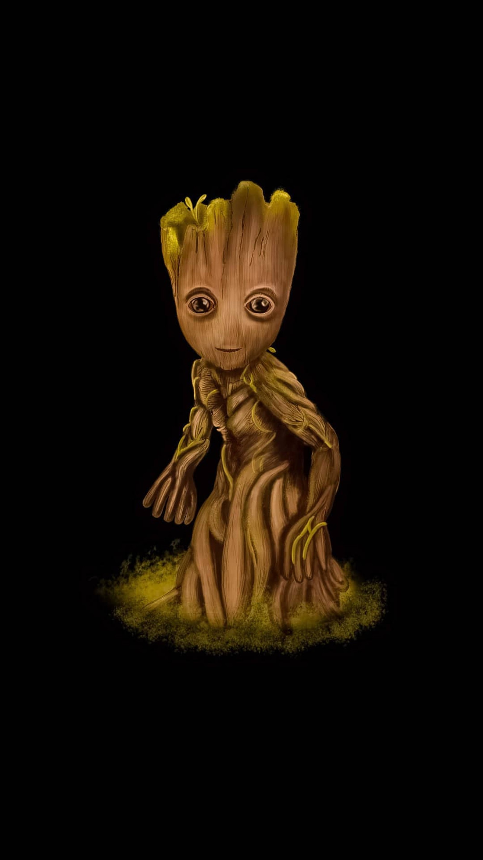 Скачать обои дизайны, грут, groot