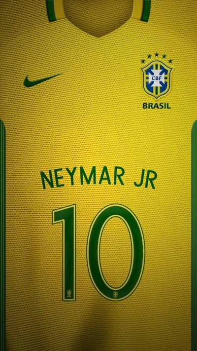 Neymar Jr. #10 Brasilien Fußball T-Shirt