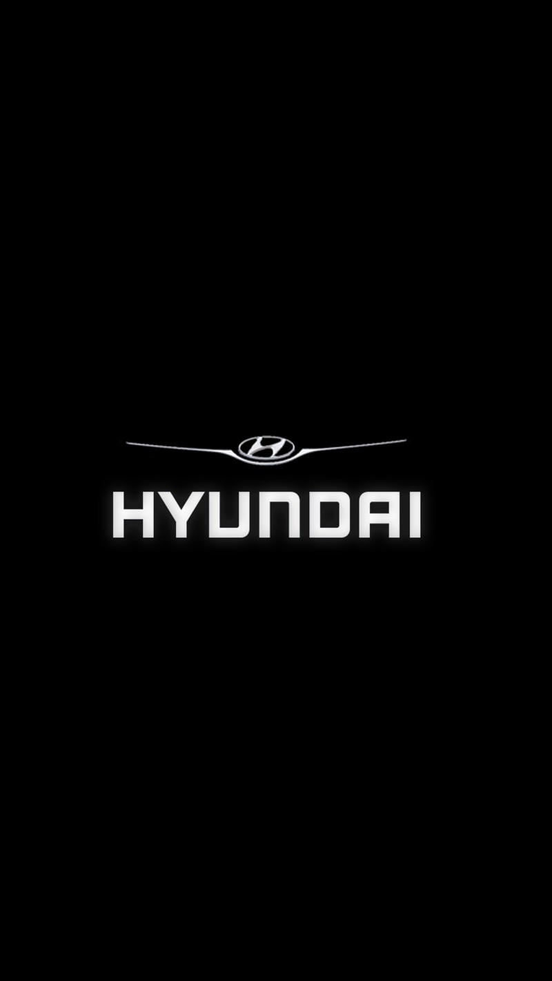 Черно-белая фотография автомобиля со словом hyundai на нем (хендэ, hyundai, логотип, s3, samsung)