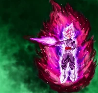 Super Saiyan Rose Goku: Desatando poder con una aura ardiente