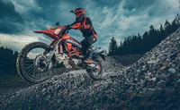 ktm 690 enduro r, adventure motorcycles, off roading, 2021, bikes wallpaper