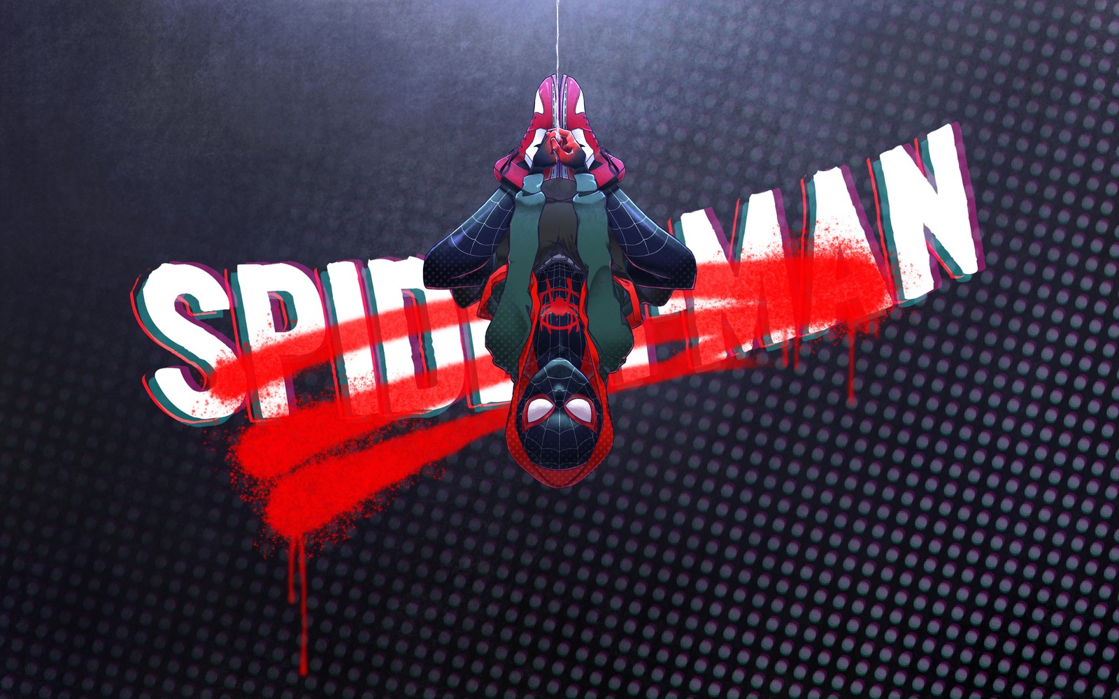 Affiche du film spider-man : dans le spider-verse (spider man, super héros marvel, marvel superheroes, spiderman, graphismes cgi)