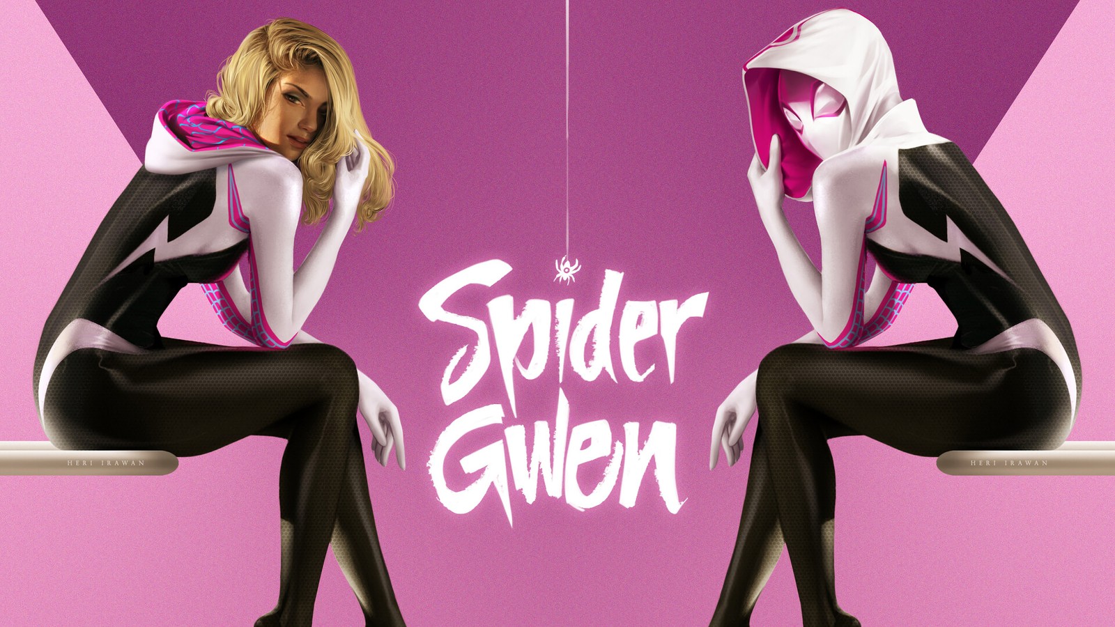 gwen stacy, spider gwen, spider man into the spider verse, movie wallpaper