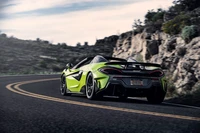 McLaren Spider: A Stunning Supercar on a Mountain Road