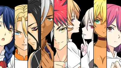 Dynamic Characters of Food Wars: Shokugeki no Soma