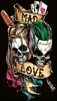 harley quinn, coringa, joker, mad love