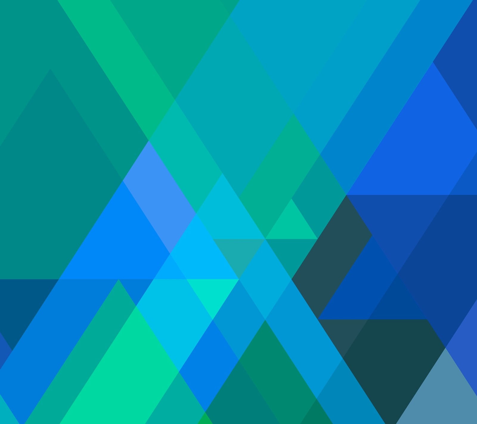 A close up of a blue and green abstract background with triangles (abstract, apple, ios, mac, shape)