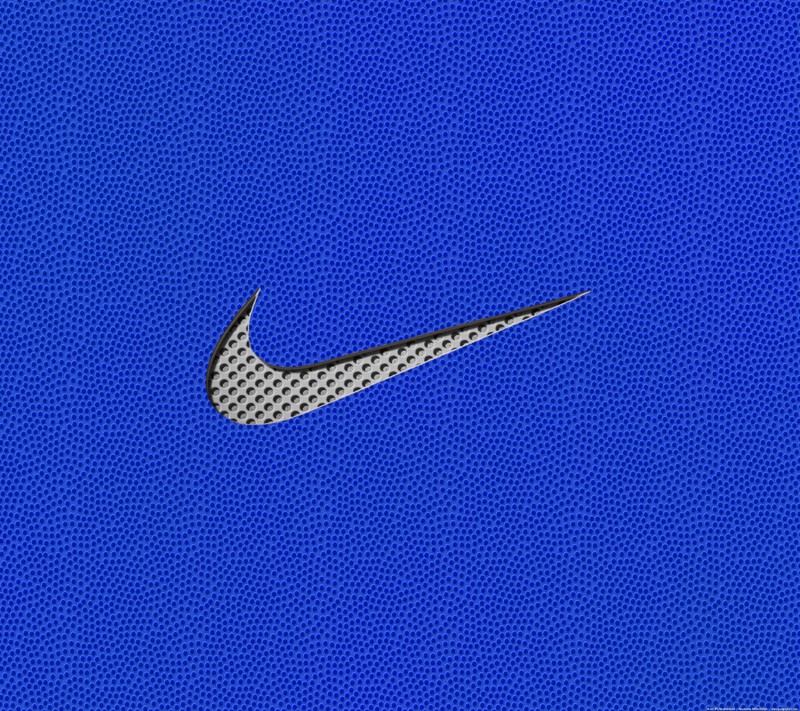 Логотип nike на синем фоне (синий, логотип, nije)