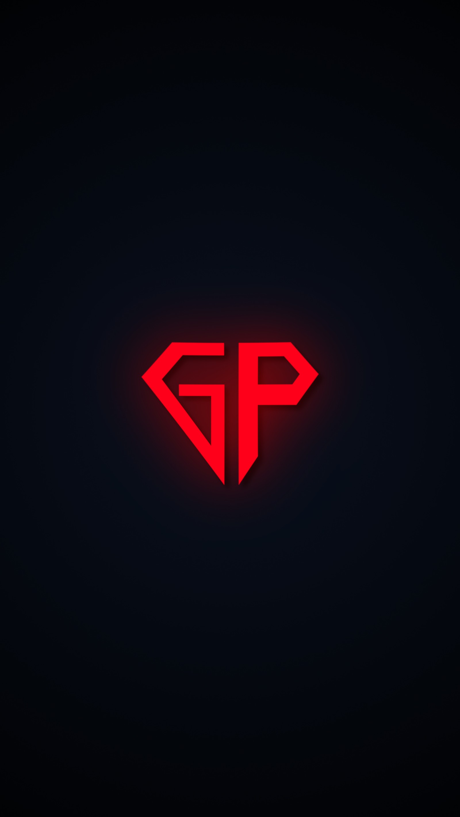 Ein rotes logo mit einem diamanten darauf (gp, youtuber)