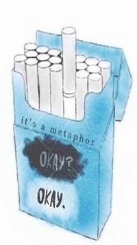 Paquet de cigarettes métaphorique : Un message symbolique