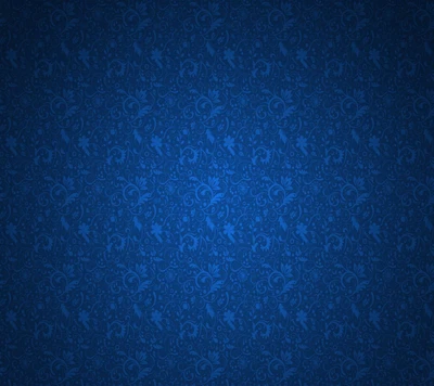 Fondo de patrón floral azul elegante