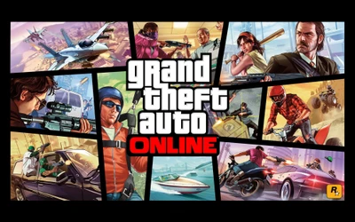 Scènes dynamiques d'action et d'aventure dans Grand Theft Auto Online