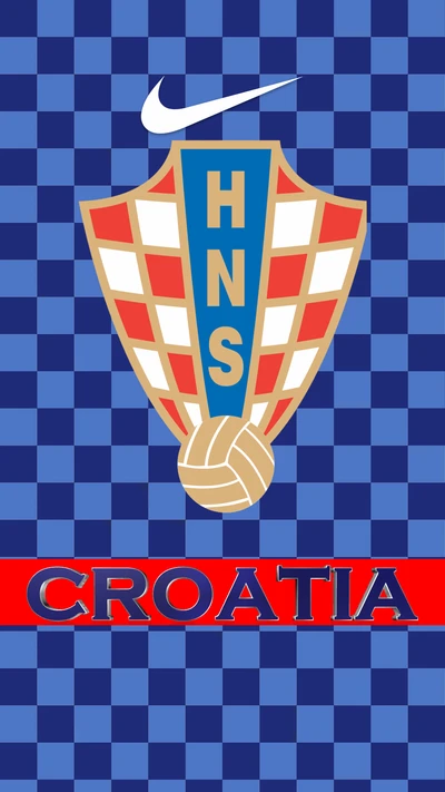 Croatian Football Federation Emblem with Nike Logo