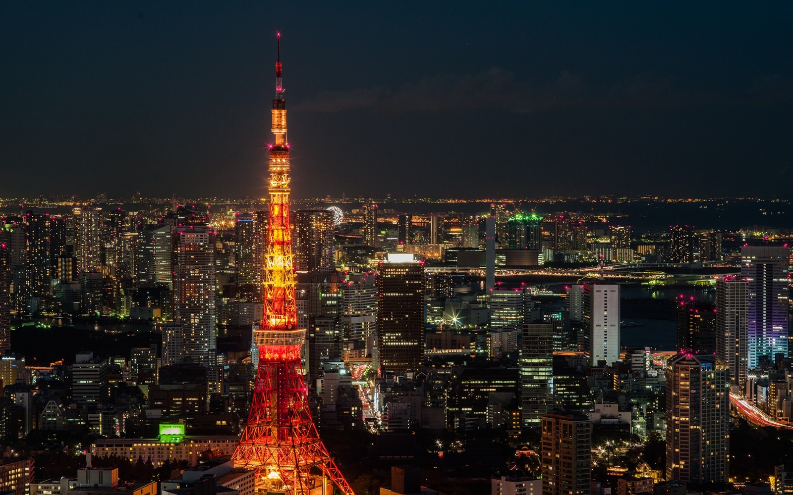 Descargar fondo de pantalla tokio, tokyo, torre de tokio, tokyo tower, paisaje urbano