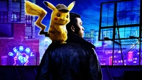 Скачать обои покемон детектив пикачу, pokemon detective pikachu, фильм, детектив пикачу, detective pikachu