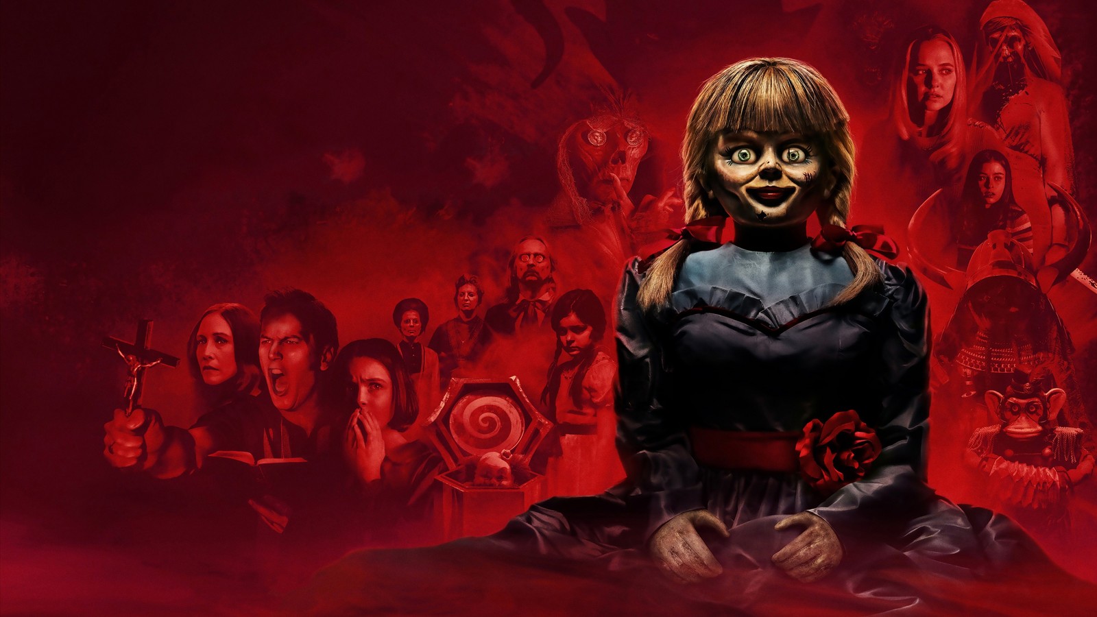 annabelle comes home, movie, doll wallpaper