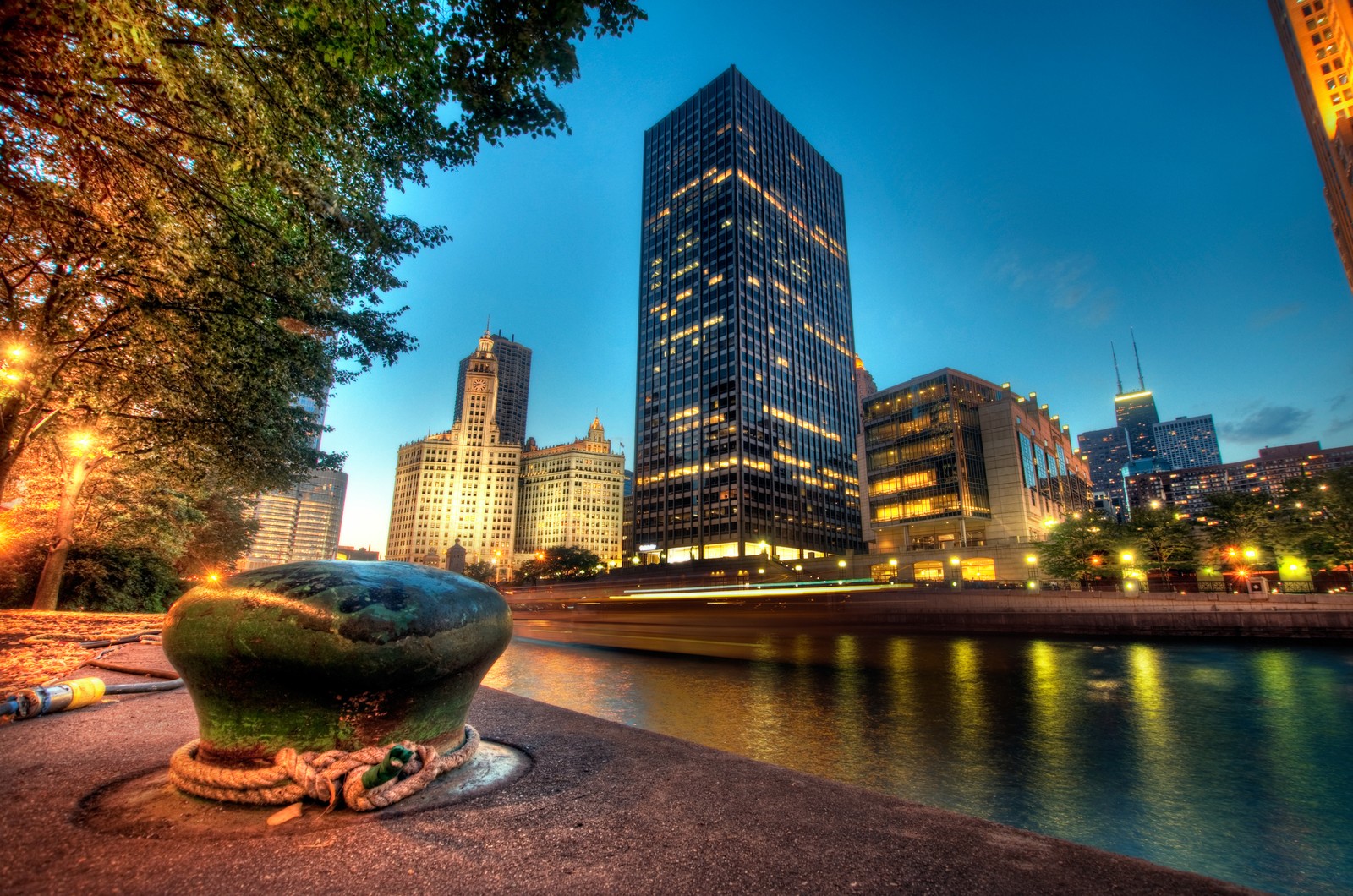 city, skyscraper, landmark, cityscape, reflection wallpaper