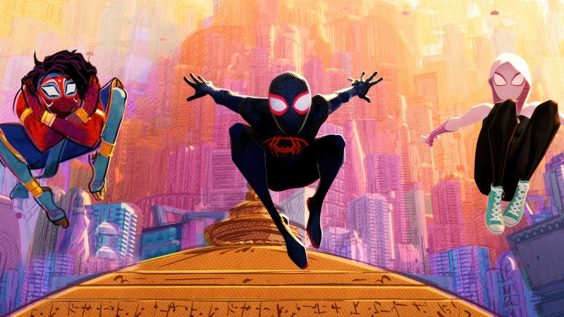 Человек-паук: в мире пауков (человек паук через вселенные, spider man across the spider verse, фильм, человек паук, spiderman)