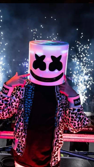 sonrisa, marshmello, colores