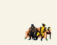 batman, bat man, bière, bande dessinée, drôle