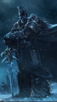 lich king, world of warcraft wallpaper