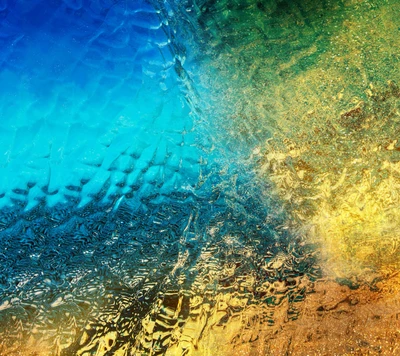 Abstract Galaxy-Inspired Texture on Glass