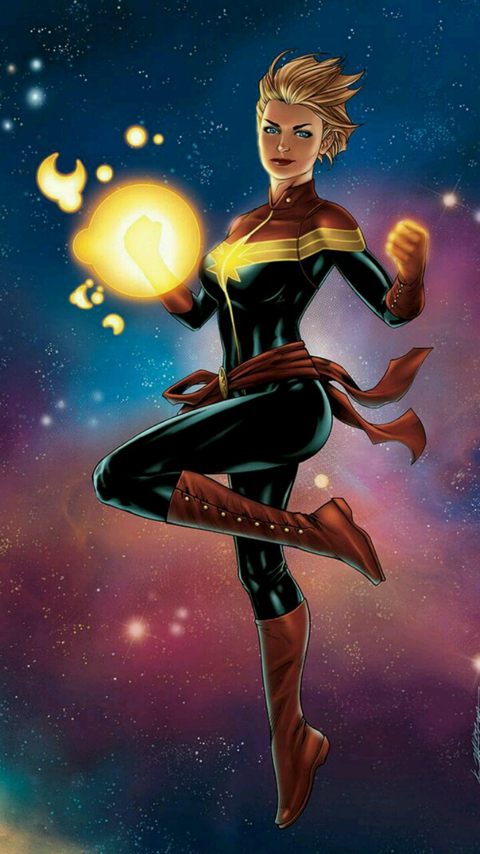 Capitana marvel de alex adams (niña, héroe, marvel)