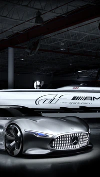 Mercedes AMG Vision Gran Turismo: A Fusion of Automotive and Marine Excellence.