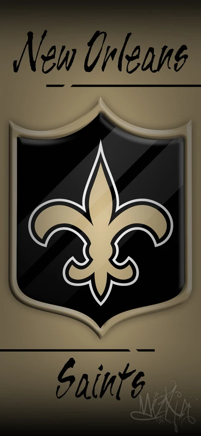 Emblema de escudo de los New Orleans Saints