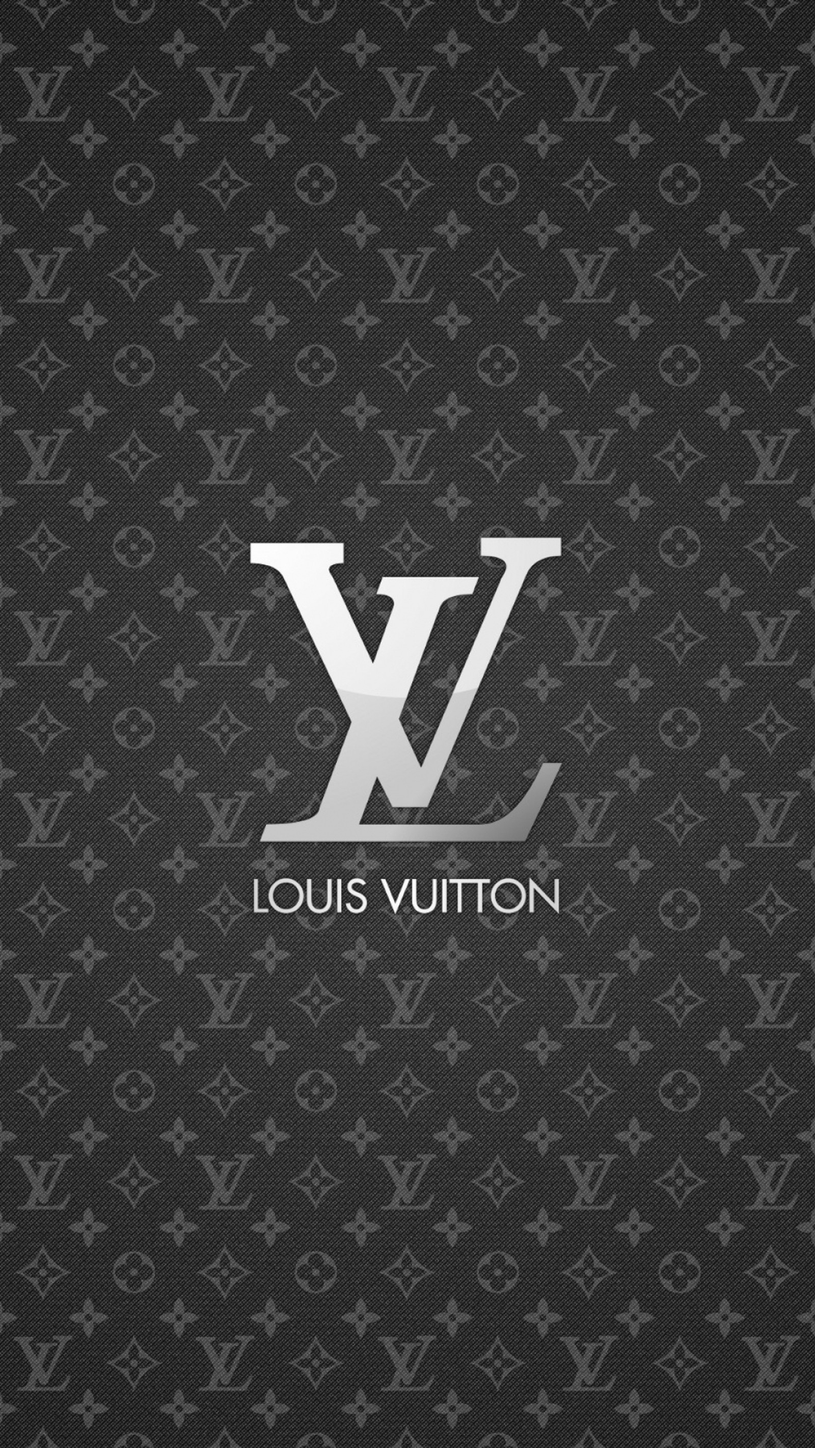 Logotipo da louis vuitton em preto e branco em um fundo preto (marca, louis vuitton, lv, dinheiro)