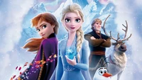 Скачать обои холодное сердце 2, frozen 2, фильм, 2019, постер