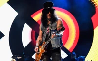 Slash Electrifies the Stage During the Not in This Lifetime Tour with Guns N' Roses