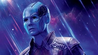 Nebula en Armadura Cósmica - Vengadores: Endgame