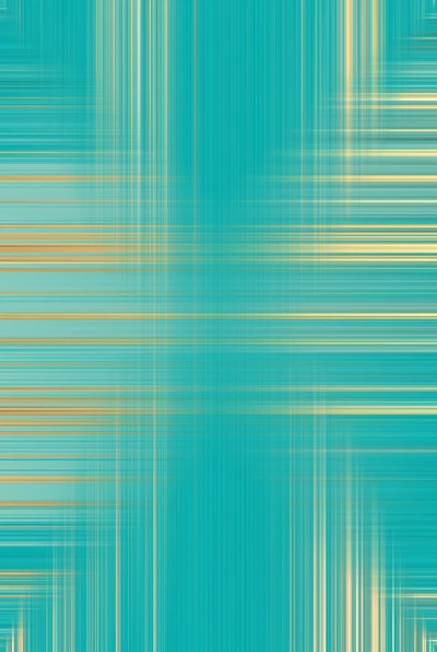 Turquoise and Yellow Linear Pattern Design