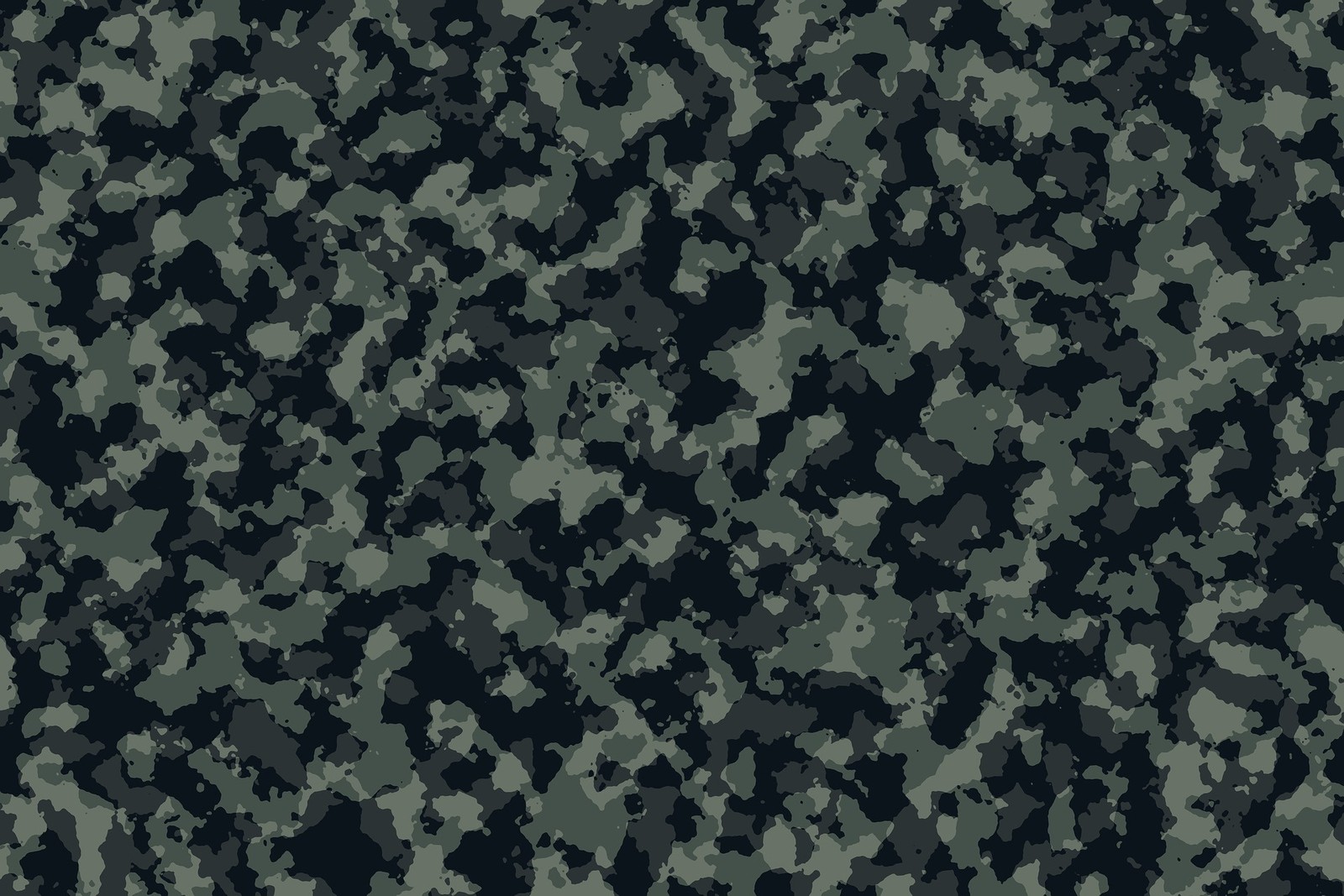 Gros plan d'un motif de camouflage sur fond noir. (armée, militaire, camouflage, motif, zedge camo)