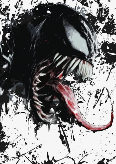 Venom: Heftige Transformation in der Abstrakten Kunst