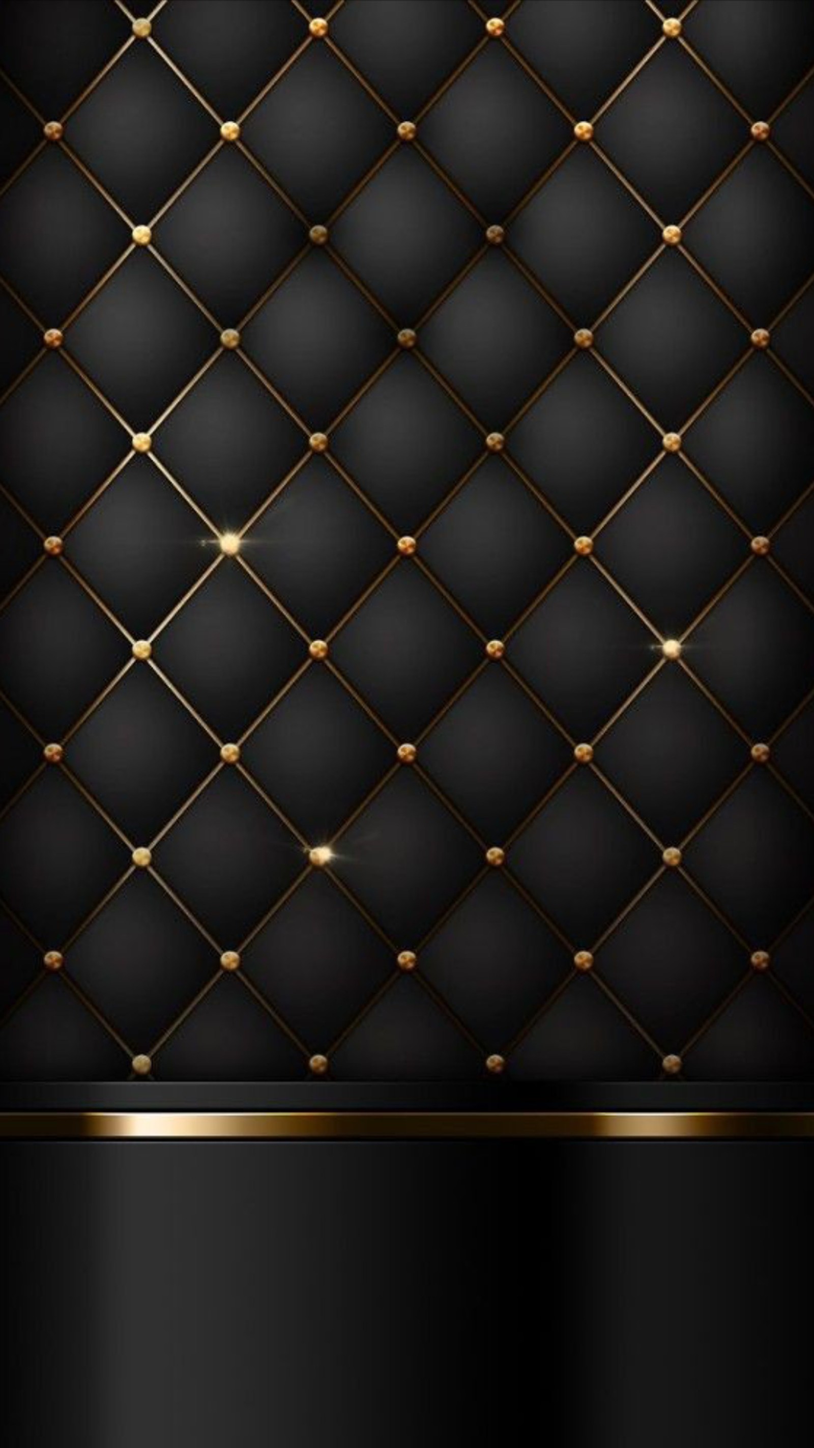 Fondo negro y dorado con un patrón de diamante (arte, oscuro, borde, geometría, hd)