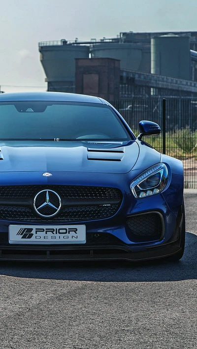 amg, azul, coche, mercedes