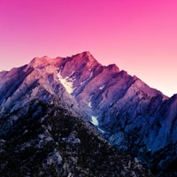 Vibrant Mountain Landscape Inspired by Android Nexus