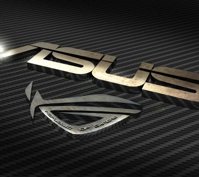 asus, computadora, logotipo, rog