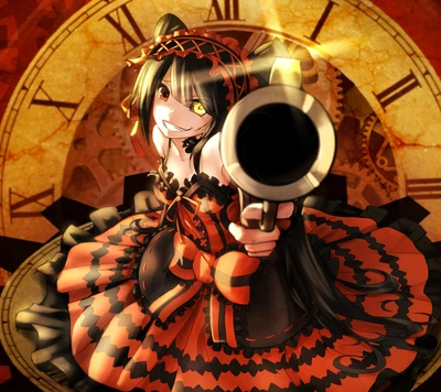 anime, date a live, kurumi