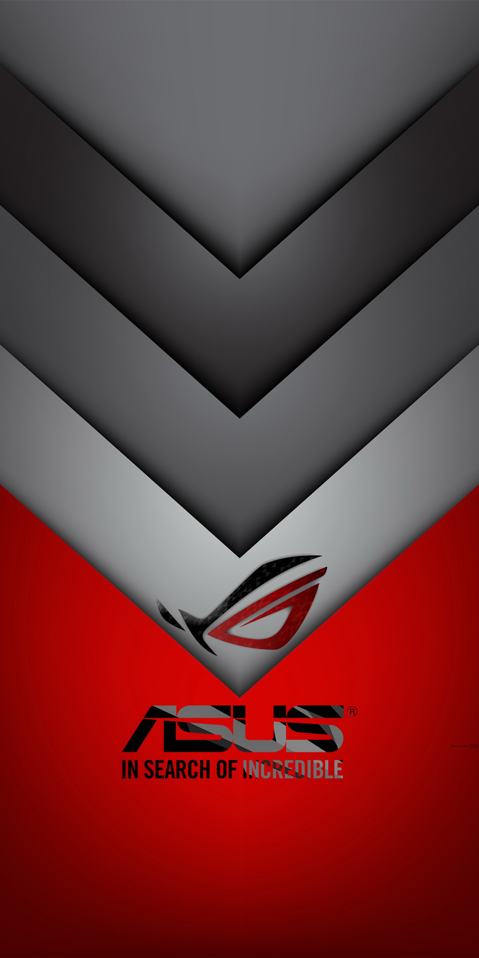 A close up of a red and black asus logo on a red background (asus, asus logo, asus max pro, asus max pro m1, asus max pro m2)